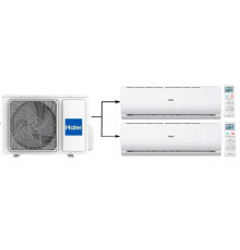 Мульти сплит-система на 2 комнаты Haier Leader Super Match 2U40S2SM1FA/AS07TS6HRA-M*2шт