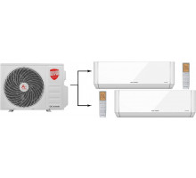 Мульти сплит-система на 2 комнаты Royal Thermo RTFMO-18HN8/RTFMI-09HN8/white*2
