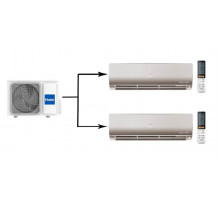 Мульти сплит-система на 2 комнаты Haier Flexis Super Match 2U50S2SM1FA-3/AS25S2SF2FA-G/AS35S2SF2FA-G