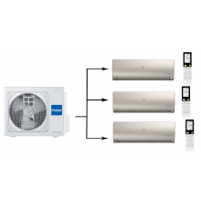 Мульти сплит-система на 3 комнаты Haier Flexis Super Match 3U55S2SR5FA/AS25S2SF2FA-G*3шт