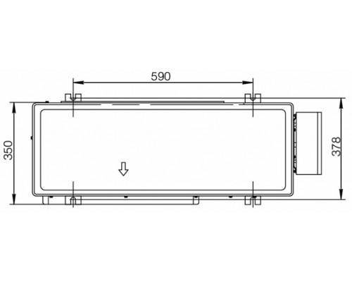 Кассетный кондиционер Excon CR-01-1624