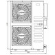Кассетный кондиционер Excon CR-01-1624