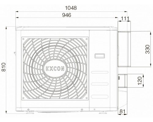 Настенный кондиционер Excon CR-01-1011