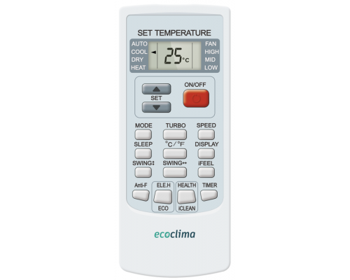 Кондиционер Ecoclima Frost Line ECW/I-AX24/FB-4R1 / EC/I-AX24/F-4R1