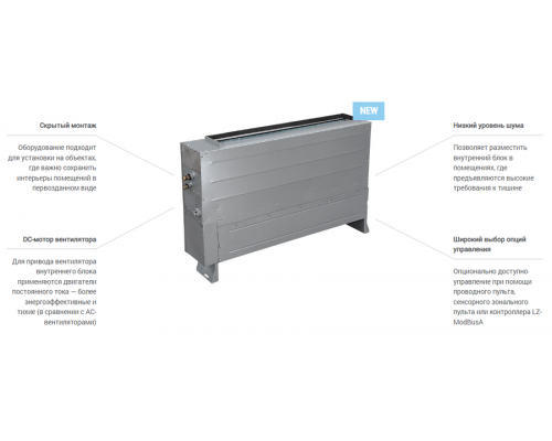 Напольно-потолочная VRF система Lessar LSM-AH45OUA2V