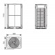 Наружный блок VRF системы Systemair SYSVRF2 M 252 AIR EVO HR R