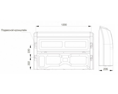 Напольно-потолочный кондиционер Excon CR-01-1022