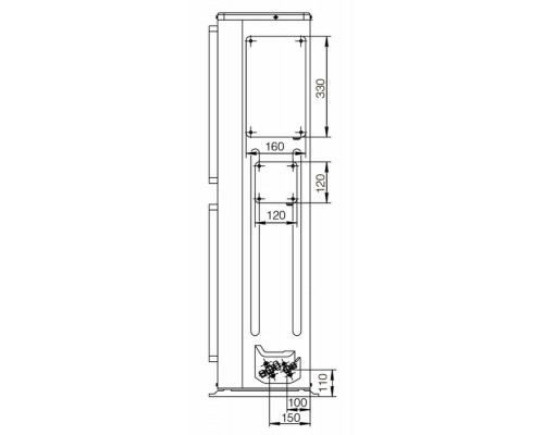 Напольно-потолочный кондиционер Excon CR-01-1422