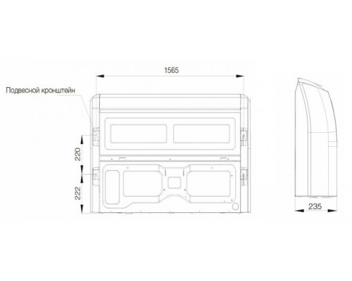 Напольно-потолочный кондиционер Excon CR-01-1422